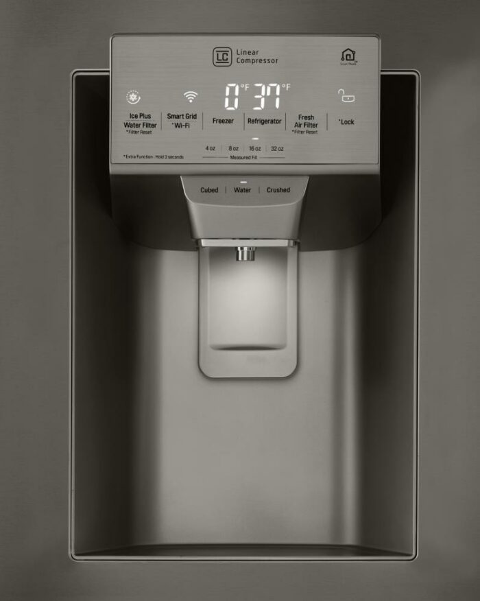 24 cu. ft. Smart wi-fi Enabled InstaView Door-in-Door Counter-Depth Refrigerator with Craft Ice Maker