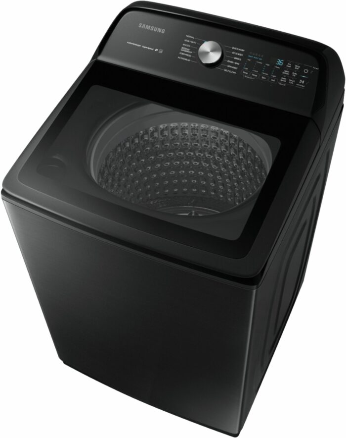 5.0 cu. ft. Top Load Washer with Super Speed in Black Stainless Steel