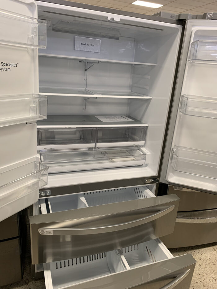 22 cu ft. Smart Counter Depth Double Freezer Refrigerator