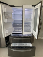 28 cu ft. Smart InstaView Door-in-Door Double Freezer Refrigerator with Craft Ice