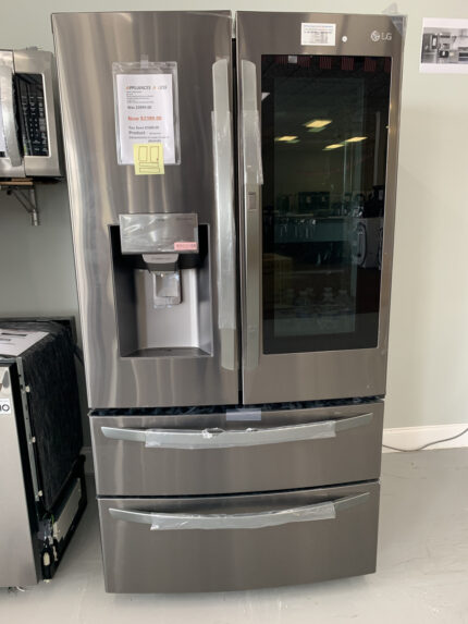 28 cu ft. Smart InstaView Door-in-Door Double Freezer Refrigerator with Craft Ice