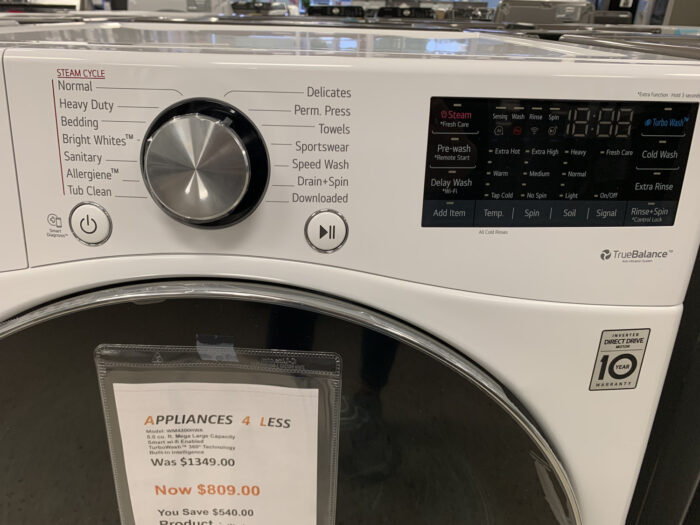 5.0 cu. ft. Mega Capacity  Smart wi-fi Enabled Front Load Washer with TurboWash 360 and Built-In Intelligence