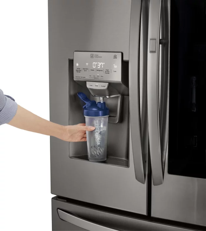 24 cu. ft. Smart wi-fi Enabled InstaView Door-in-Door Counter-Depth Refrigerator with Craft Ice Maker